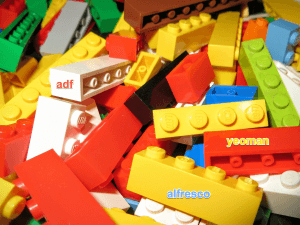 Lego briks to play with Alfresco yeoman and angular