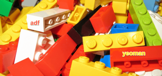 Lego briks to play with Alfresco yeoman and angular