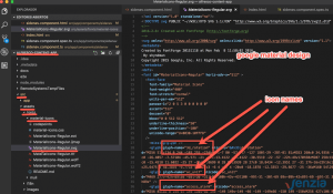 Checking Materialicons Regular svg file
